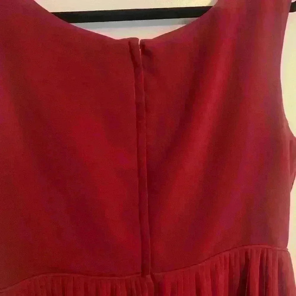 ModCloth Geode Red Pleated Dress, Womens Size XL - Picture 8 of 15